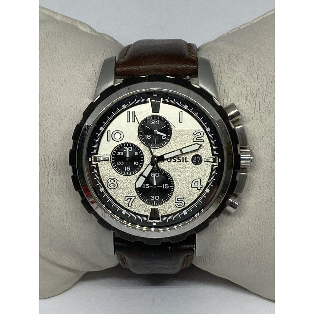Fossil Dean FS4829 Men's Brown Leather Analog Dial